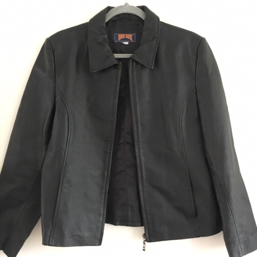 Leather jacket